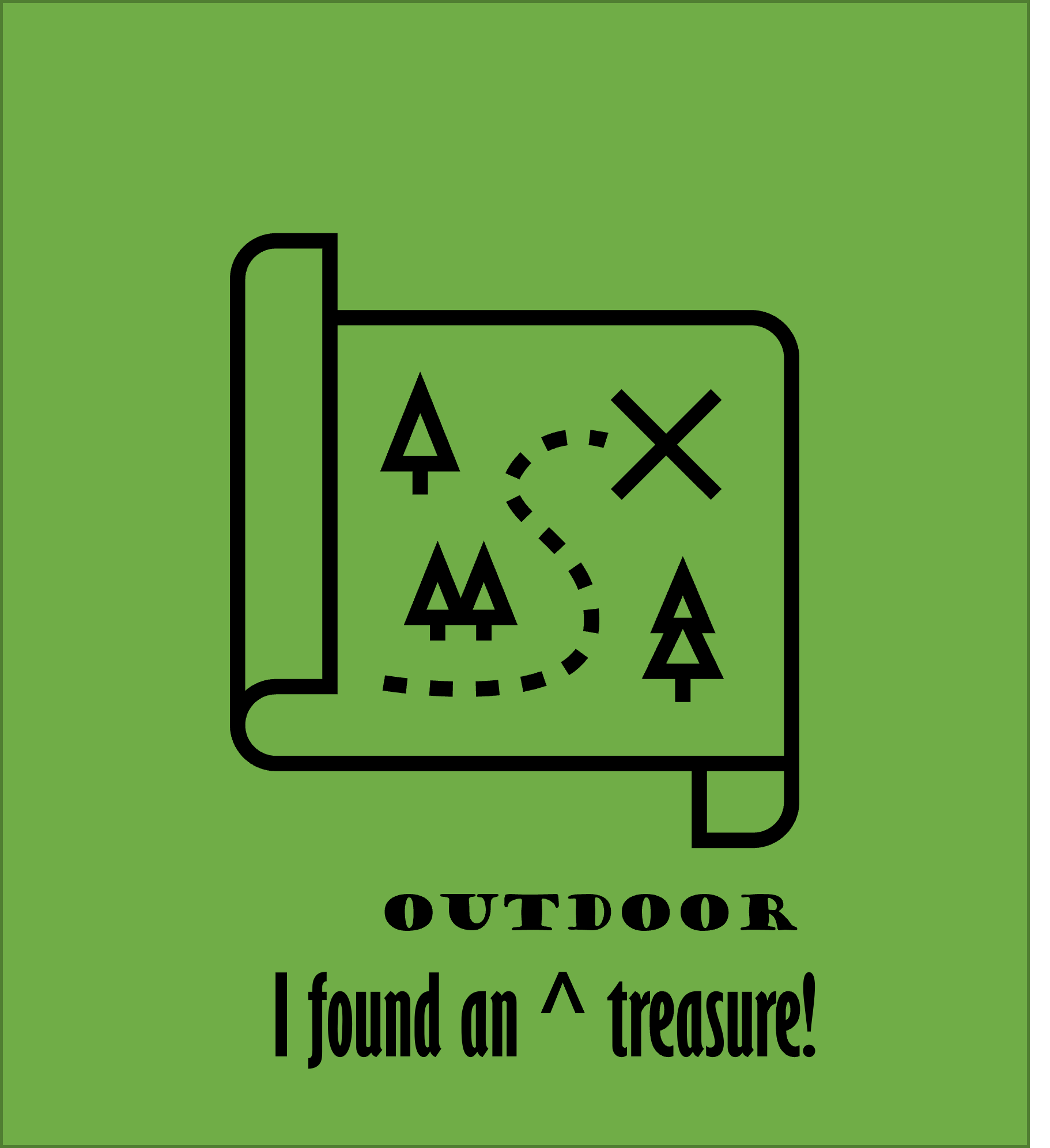 bandana visual - I found an outdoor treasure