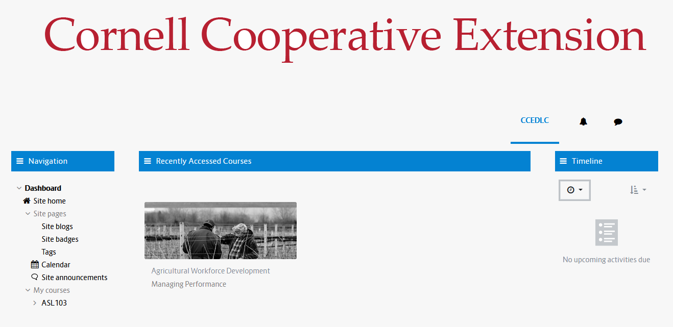 CCEDLC dashboard