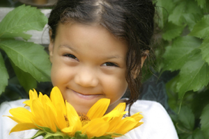 smiling sunflower