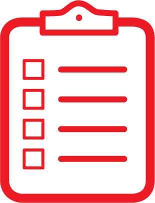 Clipboard representing policy and procedures