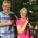 Sue with husband Mike and pugs Ralph and Louie